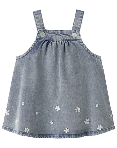 Name It - NBFFlora Kjole - Light Blue Denim